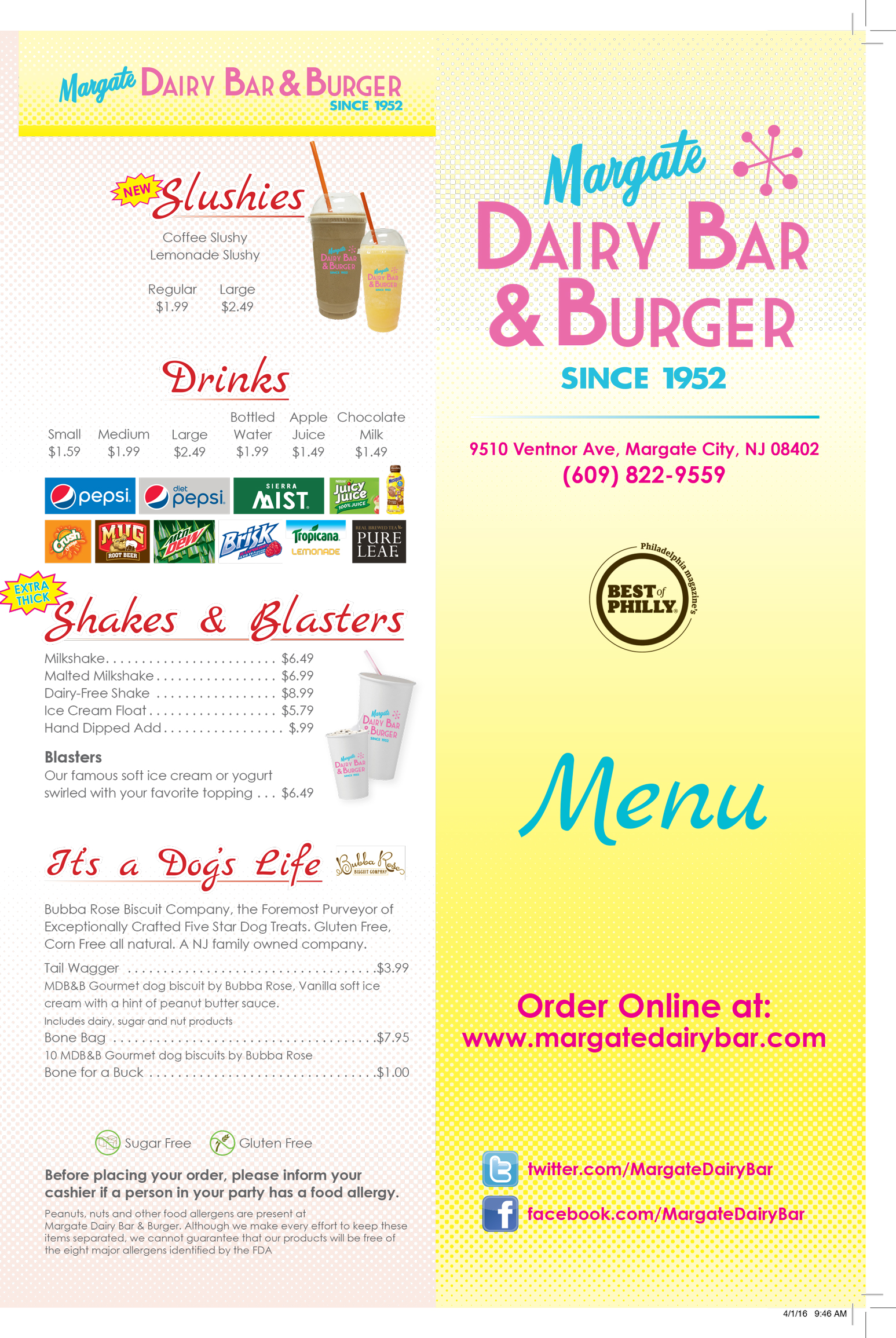 Margate Dairy Bar & Burger Food